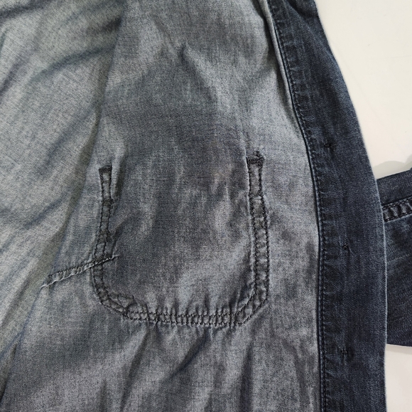 Coldwater Creek   Women's S (6-8) Denim   Tunic   Top    Denim Blue - Picture 9 of 16